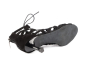 Preview: Damen Tanzschuhe PD804 NET Schwarz Nubuk - 5 cm Absatz  OUTDOORSOHLE - PortDance