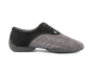 Preview: Tanzschuhe PD032 Schwarz-grau Nubuk mit Sneakersohle - PortDance