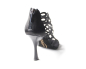 Preview: Damen Tanzschuhe PD803 PRO Blau Satin & Glitter - 7 cm Absatz - PortDance