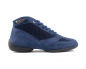 Preview: Tanzsneaker PD960 PREMIUM Blau Nubuk mit geteilter Sneakersohle - PortDance