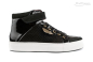Preview: Dancesneaker PD HH 001 Lack / Nubuk mit Gummisohle - Portdance