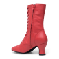 Preview: Tanzstiefel Betty rot - 2317 Rumpf