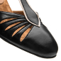 Preview: Rumpf Premium Line Damen Tanzschuhe 9210 schwarz/silicium