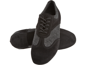 183-005-547 Damen Ballerina Tanzschuhe mit Blockabsatz 1,2 cm Diamant