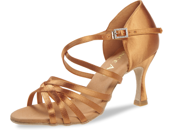 DanceArt Damen Latein Turniersandale Katja - 7,5 cm Absatz - 217-507-379